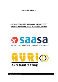 INFORME DE CONFIGURACION DE SWITCH CISCO - SAASA.docx