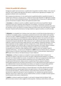 RIASSUNTO ORALE DI INGEGNERIA DEL SOFTWARE