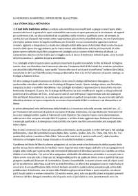 Pierluigi Donini; La Metafisica di Aristotele, introduzione alla lettura