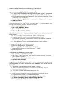 Preguntas de Test sobre Comportamiento Organizativo (Temas 6-10)