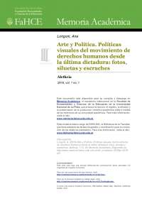 Políticas visuales en derechos humanos: fotos, siluetas y escraches desde dictadura