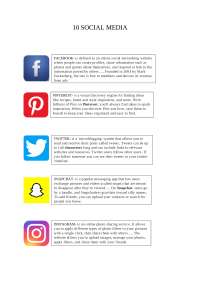 10 social media platform