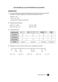 RESPUESTAS EXAMENES SAVIA MATEMÁTICAS 6 PRIMARIA | Exámenes de ...