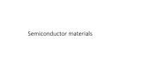 Semiconductor Materials: Carrier Concentrations and Law of Mass Action - Prof. Hel