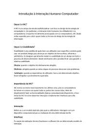 Introdução à Interação Humano-Computador: Princípios e Diretrizes