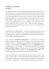 HBC 2305 International Business Management