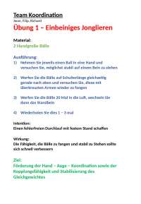 Sportübungen zur Steigerung der Koordination