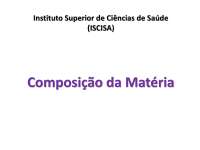 Materia e suas propriedade