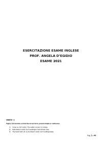 Esercizi di inglese con le rispettive soluzioni, livello B1/B1+
