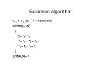 Cyber security- euclidan algortiyhm - Docsity