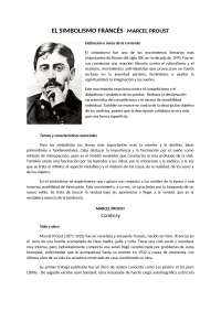 EL SIMBOLISMO FRANCÉS - MARCEL PROUST