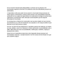 redação calculo 1 trigonometria na construção de rampa para PCD