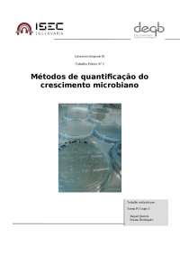 Métodos de quantificação de crescimento microbiano