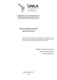 Projeto Muro de Gabião