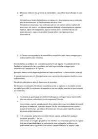 Metabolismo secundário
