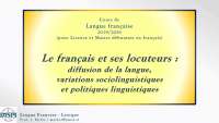 La Variété Linguistique et la Diglossie : Le Cas du Français et de l'Anglais