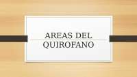 Áreas del Quirófano: Zonas Negra, Gris y Blanca - Prof. Walt