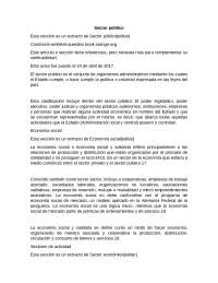 Sector Público y Economía Social: Concepto y Sectores - Prof. Lagunes