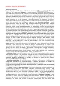 Psicologia dell'Intelligenza (Miceli)_Riassunto I anno