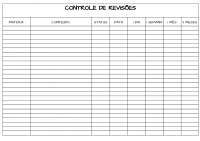 CONTROLE DE REVISÕES