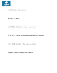 Investigación sobre árboles y su aplicación