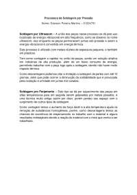 Processos de Soldagem: Ultrassom e Soldagem por Forjamento