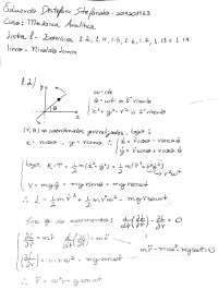 Exercícios - cap. 1. Mec Analítica, Nivaldo Lemos