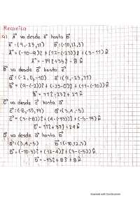 Suma, resta y multiplicación de vectores