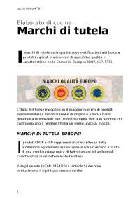 Marchi di tutela DOP, IGP, STG, DOC, IGT, PAT, DECO, BIO.
