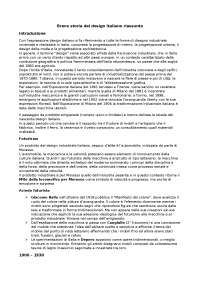 Breve storia del design italiano, Matteo Vercelloni
