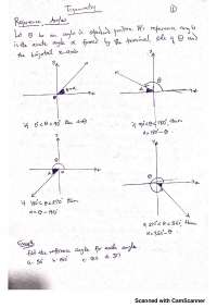 Trigonometry and stuff on triangles ........ - Docsity
