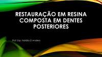 REstauração em resina composta