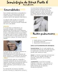 Semiología de tórax por pasos en técnica