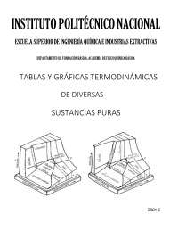 TABLAS Y GRÁFICAS TERMODINÁMICAS