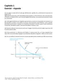 Risposte Microeconomia esercizi libro Frank
