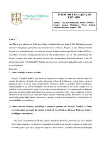 Atenção Primária à Saúde: Análise de Caso e Conceitos