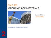 Mechanics of Materials: Stress and Strain under Axial Loading