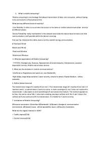 Mobile Computing Paper - Docsity