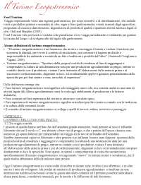 Riassunti e appunti di turismo enogastronomico, croce Perri.