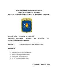 conservacion de suelos y aguas