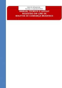 Procedimento de emissão de boleto pelo banco bradesco