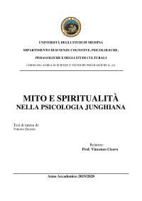 Mito e spiritualità in Jung