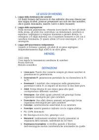 GENETICA E MENDEL.
