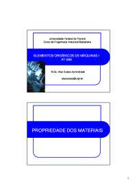 ELEMENTOS ORGÂNICOS DE MÁQUINAS I