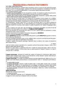 Protesi fissa e piano di trattamento