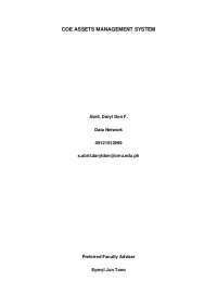 Assets Management System Concept