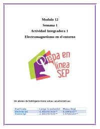 Modulo 12 actividad integradora 1 - Docsity