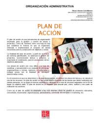 plan de acción administracion de empresas
