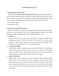 Sources of Islamic Teachings: Quran, Sunnah, and Ijtihad