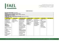Planos de aula para educação infantil